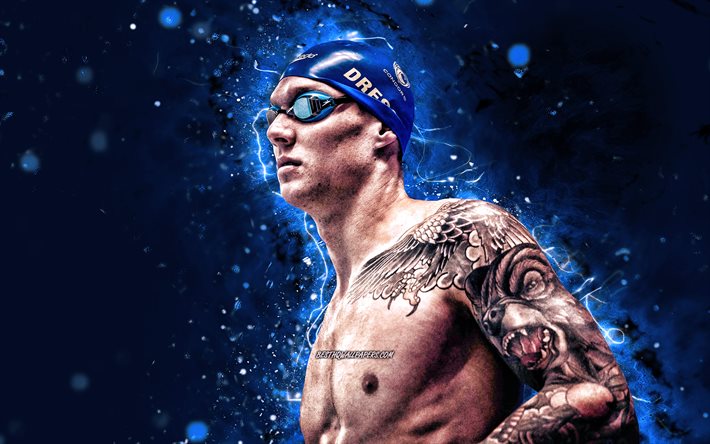 ダウンロード画像 ケーレブドレッセル 4k アメリカの水泳選手 青いネオンライト Creative クリエイティブ ケーレブ レメル ドレッセル アートワーク ケーレブドレッセル4k フリー のピクチャを無料デスクトップの壁紙
