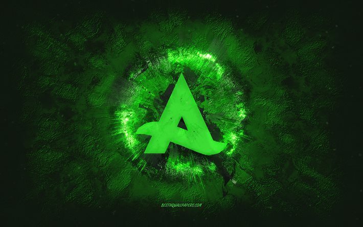 Afrojack logo, grunge art, green stone background, Afrojack green logo, Afrojack, creative art, green Afrojack grunge logo