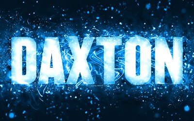 Mutlu Yıllar Daxton, 4k, pembe neon ışıklar, Daxton adı, yaratıcı, Daxton Mutlu Yıllar, Daxton Doğum G&#252;n&#252;, pop&#252;ler Amerikan kadın isimleri, Daxton adlı resim, Daxton