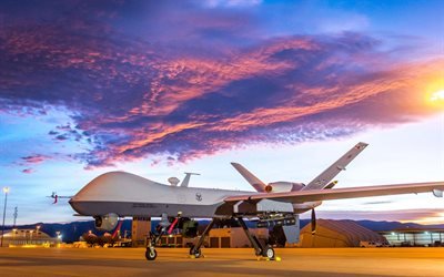 General Atomics MQ-9 Reaper, Predator B, UAV, US Air Force, military aircraft, USA, unmanned aerial vehicle