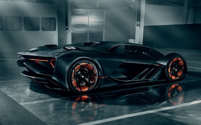 Lamborghini Terzo Millennio, 4k, hypercars, 2019 cars, italian cars, supercars, Lamborghini