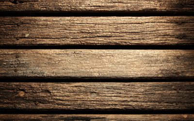 4k, horizontal troncos de madera, macro, madera de color marr&#243;n textura de madera, de l&#237;neas, de madera, antecedentes, texturas, troncos de madera, marr&#243;n fondos