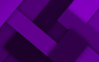 violetti linjat, 4k, materiaali suunnittelu, luova, geometrisia muotoja, lollipop, linjat, violetti materiaali suunnittelu, nauhat, geometria, violetti taustat