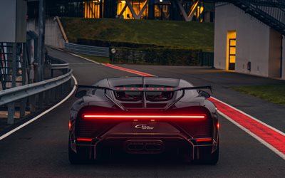 Bugatti Chiron Pur Sport, 2022, rear view, exterior, luxury hypercar, new Chiron, supercars, Bugatti