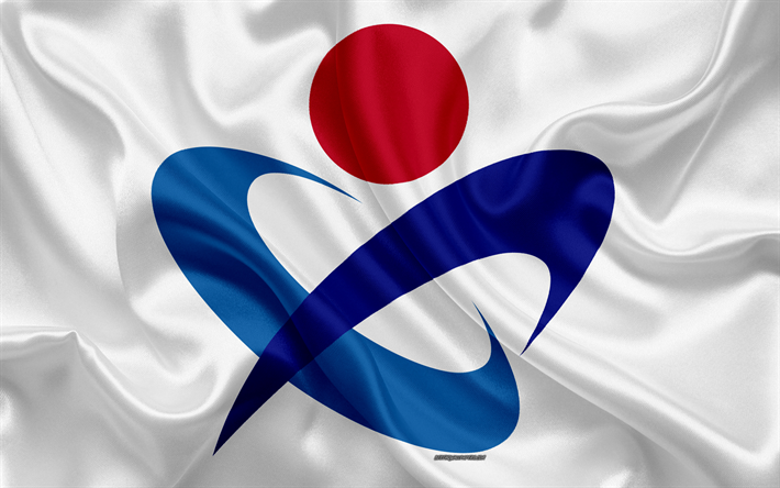 Bandera de Fukaya, 4k, ciudad del jap&#243;n, de seda, de textura, de Fukaya bandera, Jap&#243;n, japon&#233;s ciudades, arte, Asia, en la Prefectura de Saitama, Fukaya