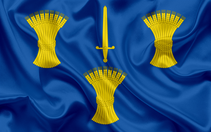 Cheshire County Lippu, Englanti, liput englanti maakunnat, silkki lippu, Cheshire