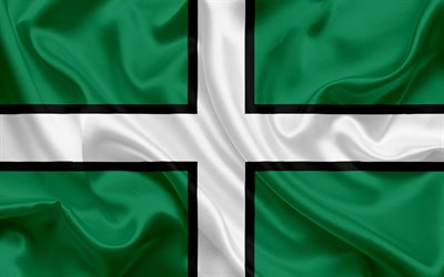 Contea di Devon, Bandiera, Inghilterra, bandiere delle contee inglesi, Bandiera del Devon, British Contea di Bandiere, di seta, bandiera, Devon