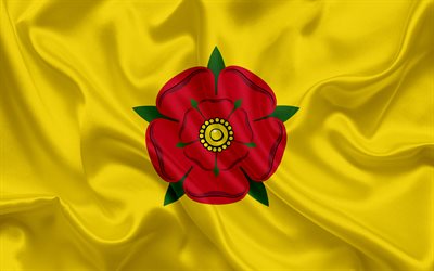 Contea di Lancashire Bandiera, Inghilterra, bandiere delle contee inglesi, Bandiera del Lancashire Inglese della Contea di Bandiere, di seta, bandiera, Lancashire