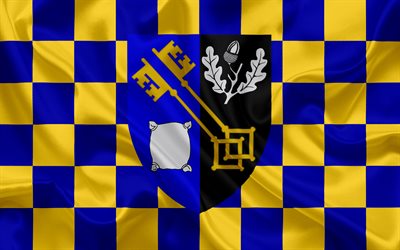 County Surrey Lippu, Englanti, liput englanti maakunnat, Lipun Surrey, Britannian County Liput, silkki lippu, Surrey