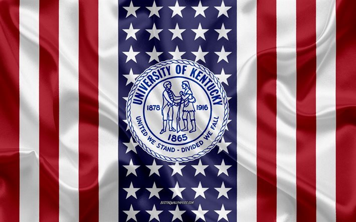 University of Kentucky Emblem, Logotypen f&#246;r University of Kentucky, Lexington, Kentucky, USA
