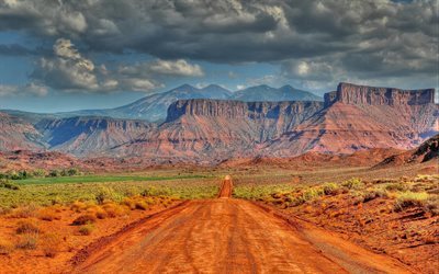 Am&#233;rica, deserto, montanhas, Utah, Arizona, EUA