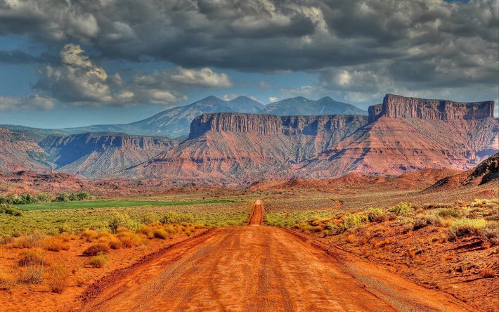 America, deserto, montagne, Utah, Arizona, USA
