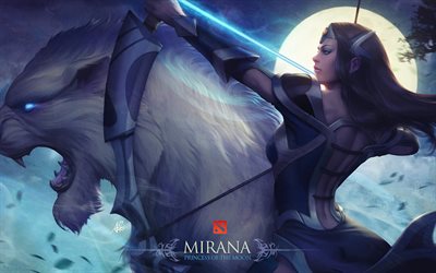 Mirana, warrior, Princess of the Moon, Dota 2
