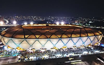 Arena Amazonia, Manaus, Amazonas, Brasile, Nacional FC stadium, stadio di calcio Brasiliano, palazzetti dello sport
