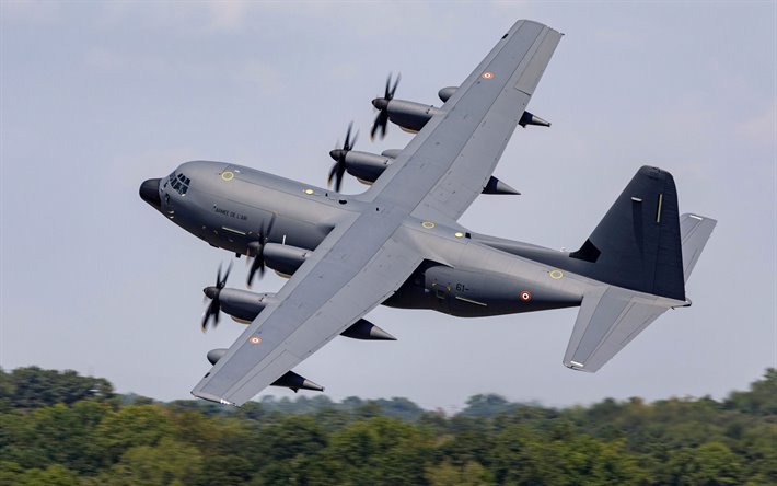 Lockheed C-130 Hercules, aereo militare, aeronautica francese, C-130J Super Hercules, militari, aerei da trasporto, Armee de la tana, KC-130J Super Hercules
