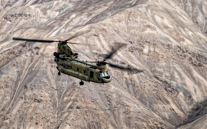 Boeing CH-47 Chinook, amerikansk milit&#228;r transporthelikopter, tunga lyft helikopter, tandem-rotor, Transport med helikopter, AMERIKANSKA Arm&#233;n, US Air Force, Boeing