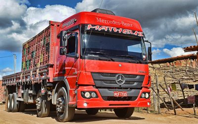 Mercedes-Benz Atego 3030, offroad, 2019 trucks LKW, trasporto merci, 8x2, 2019 Mercedes-Benz Atego Mercedes