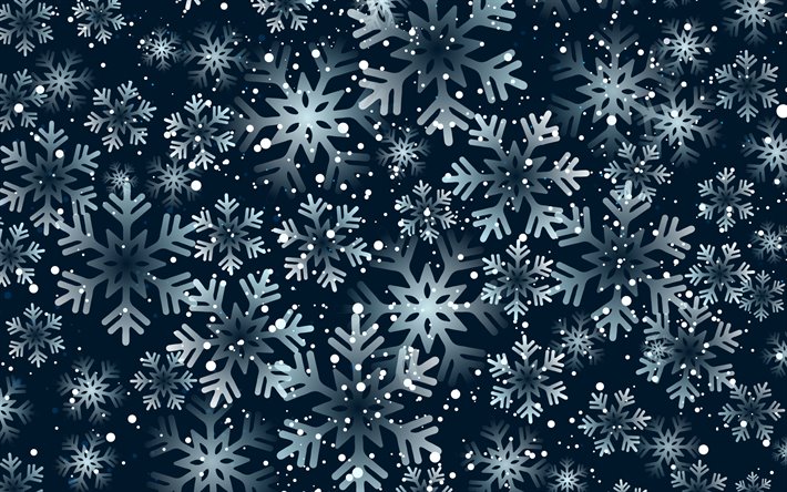 la texture avec des flocons de neige, le bleu des flocons de neige, fond, hiver, de la texture, de fond l&#39;hiver, l&#39;hiver de l&#39;art, des flocons de neige