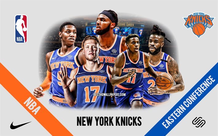 New York Knicks, NBA, American Basketball Club, Etats-Unis, basket-ball, Madison Square Garden, New York Knicks logo, Frank Ntilikina, Mitchell Robinson, Austin Rivers