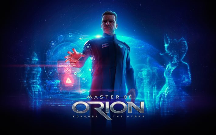 Master of Orion Conquistar las Estrellas, 2016, 4k, cartel