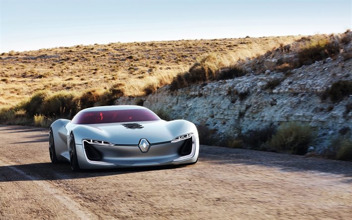 Renault Trezor, 2016, Concetto Renault, supercar, auto del futuro