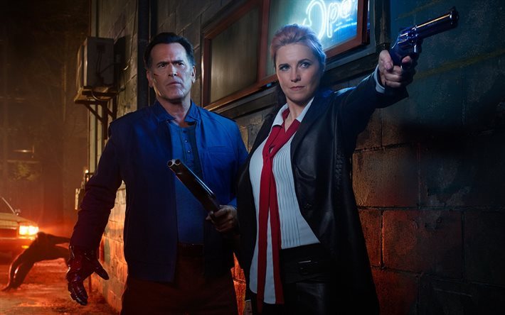 Aska Vs Evil Dead, 2016, S&#228;song Tv&#229;, Bruce Campbell, Ash Williams, Lucy Lawless