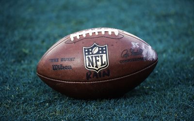 Football americano, la palla della NFL, la National Football League, stati UNITI, Wilson palla, attrezzatura sportiva