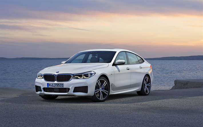 BMW 640i GT, 4k, 2018 carros, 6 da BMW-S&#233;rie GT, carros alem&#227;es, BMW