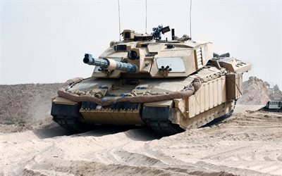 チャレンジャー2, 4k, イギリス戦車, 軍装備品, 装甲車, タンク, 陸軍, イギリス