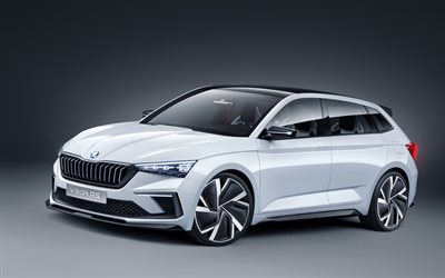 Skoda Vision RS, 2018, concepts, exterior, front view, Czech cars, Skoda