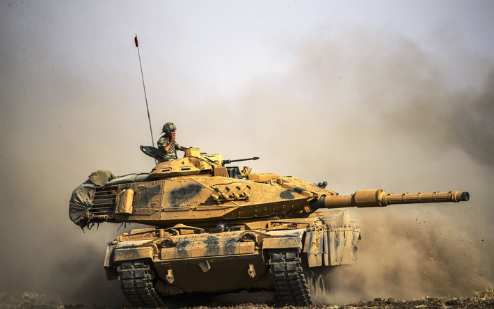 Sabra Mk II, M60 Patton, turc char de combat Principal, le d&#233;sert, le drapeau de la Turquie, les r&#233;servoirs, les Forces Arm&#233;es de la Turquie