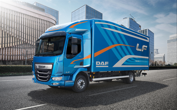 DAF LF210, 4k, トラック, 2017年トラック, DAF LF, 貨物輸送, 新LF, DAF