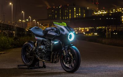 Honda CB4 Interceptor, 4k, 2018 moto, EICMA, superbike, Honda