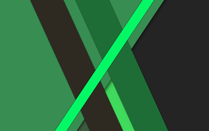 verde abstracci&#243;n, dise&#241;o de materiales, de android, de la abstracci&#243;n geom&#233;trica, las l&#237;neas verdes