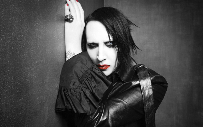 Marilyn Manson, 2017, banda de rock, superestrellas, celebridad