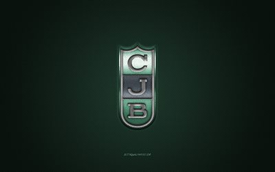 Club Joventut Badalona, Spanish basketball club, green logo, green carbon fiber background, Liga ACB, basketball, Badalona, Spain, Club Joventut Badalona logo