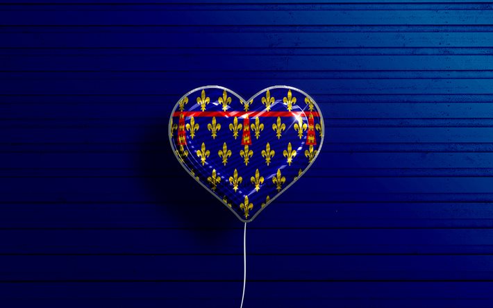 ich liebe artois, 4k, realistische ballons, blauer holzhintergrund, tag von artois, franz&#246;sische provinzen, flagge von artois, frankreich, ballon mit flagge, provinzen von frankreich, artois-flagge, artois