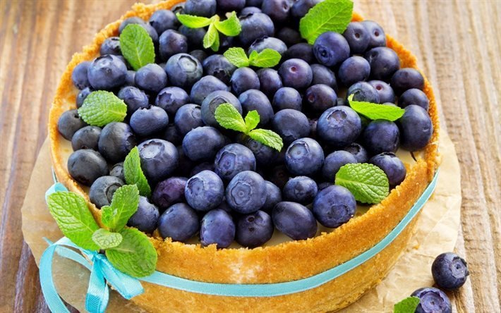 blueberries, berries, plate
