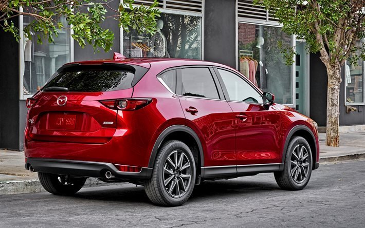 crossover, el Mazda CX-5, 2017, rojo CX-5