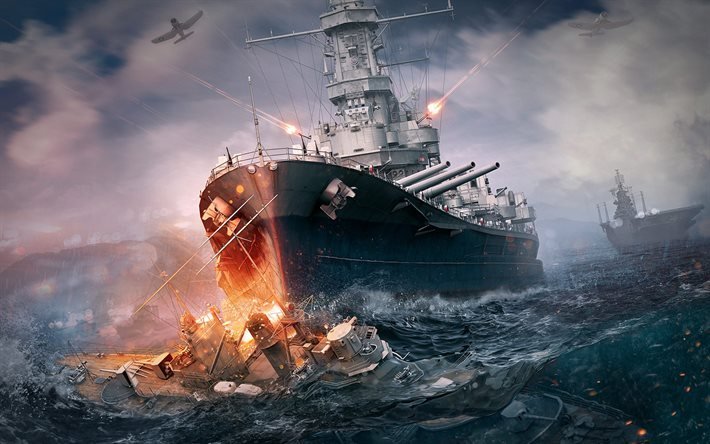 World of Warships, ships, war, second world war, battleship