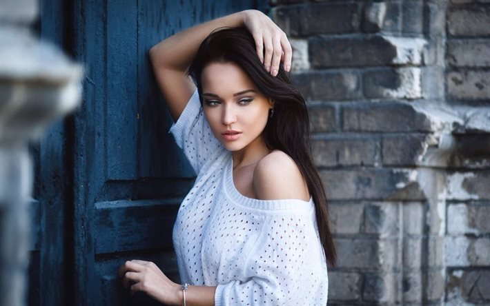 Angelina Petrova, la belleza, la photomodels, ni&#241;as, morena