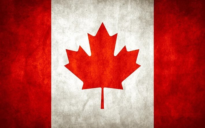 كندا, العلم الكندي, علم كندا, أعلام دول العالم, أمريكا الشمالية