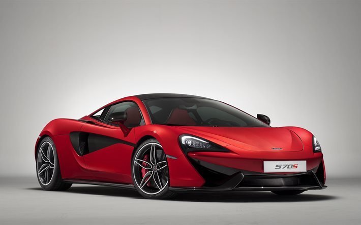 McLaren 570S, 2016, supercar, tuning McLaren, 4k, Design Speciale Edizioni, Rosso Vermiglio