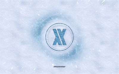 Blasterjaxx logo, winter concepts, snow texture, snow background, Dutch DJ, Blasterjaxx emblem, Thom Jongkind, Idir Makhlaf, winter art, Blasterjaxx