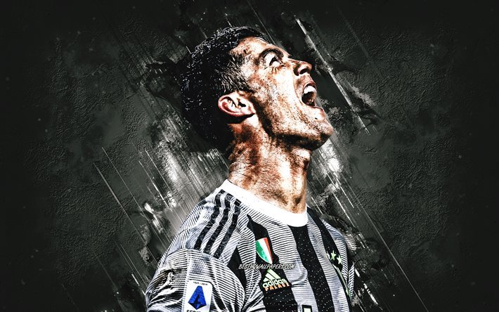 Cristiano Ronaldo, CR7, retrato, la estrella del f&#250;tbol, de la Juventus FC, Ronaldo retrato, Serie a, Liga de Campeones