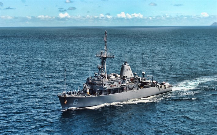 L&#39;USS Devastator, MCM-6, lutte contre les mines navires, la Marine des &#201;tats-unis, l&#39;arm&#233;e am&#233;ricaine, le cuirass&#233; de la Marine am&#233;ricaine, le Vengeur de la classe, de l&#39;USS Devastator MCM-6