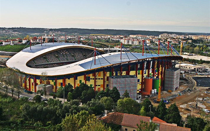 Municipal stadium i Aveiro, portugisiska football stadium, exteri&#246;r, Beira-Mar-stadion, Aveiro, Portugal