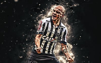Fabio Santos, gol, Atletico Mineiro FC, Brezilyalı futbolcular, futbol, Brezilya Serie A, Romeo, neon ışıkları, Brezilya