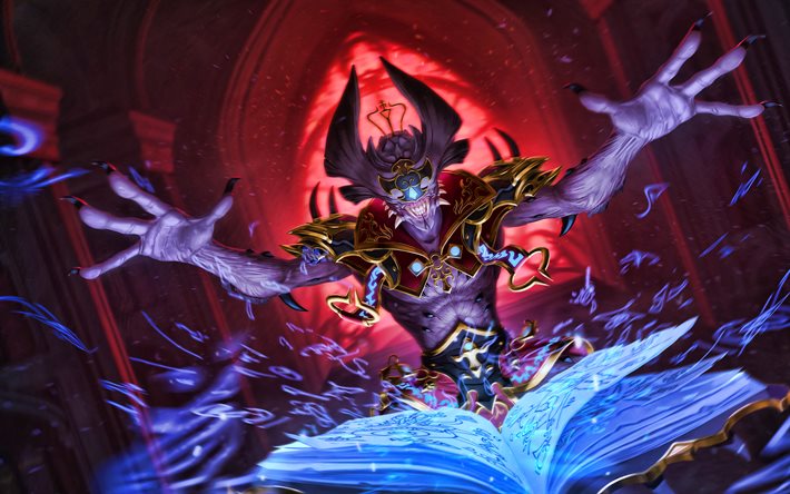 Book of Nightmares Thoth, 4k, battle, Smite God, artwork, Smite, darkness, MOBA, Thoth, Smite characters, Thoth Smite