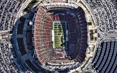 Lincoln Financial Field, amerikkalaisen jalkapallostadion, Army-Navy Game Stadium, amerikkalainen jalkapallo, aero view, ylh&#228;&#228;lt&#228; katsottuna, USA, Philadelphia, Pennsylvania